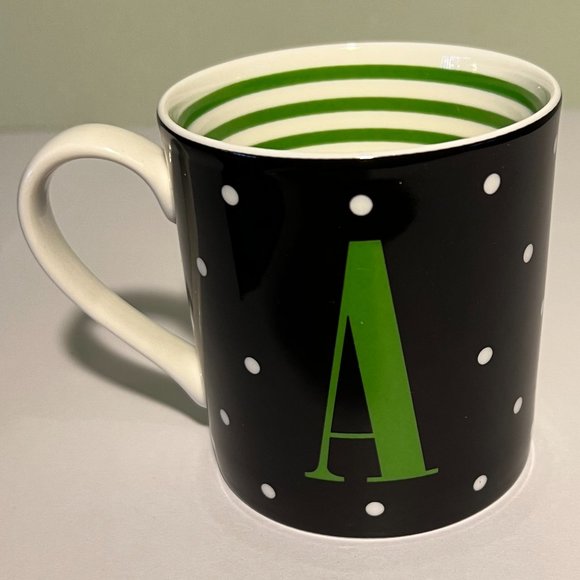kate spade New York TO THE LETTER Monogram Initial A Mug by Lenox - Picture 3 of 7